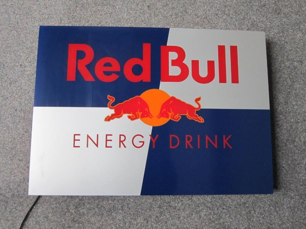 RED BULL LED LICHTRECLAME, Ophalen, Nieuw, Lichtbak of (neon) lamp