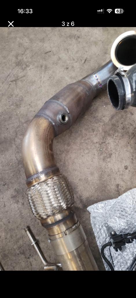 Downpipe Scorpion 3” Polo GTI / Ibiza Cupra / Audi A1 1.8, Ophalen of Verzenden, Gebruikt, Seat