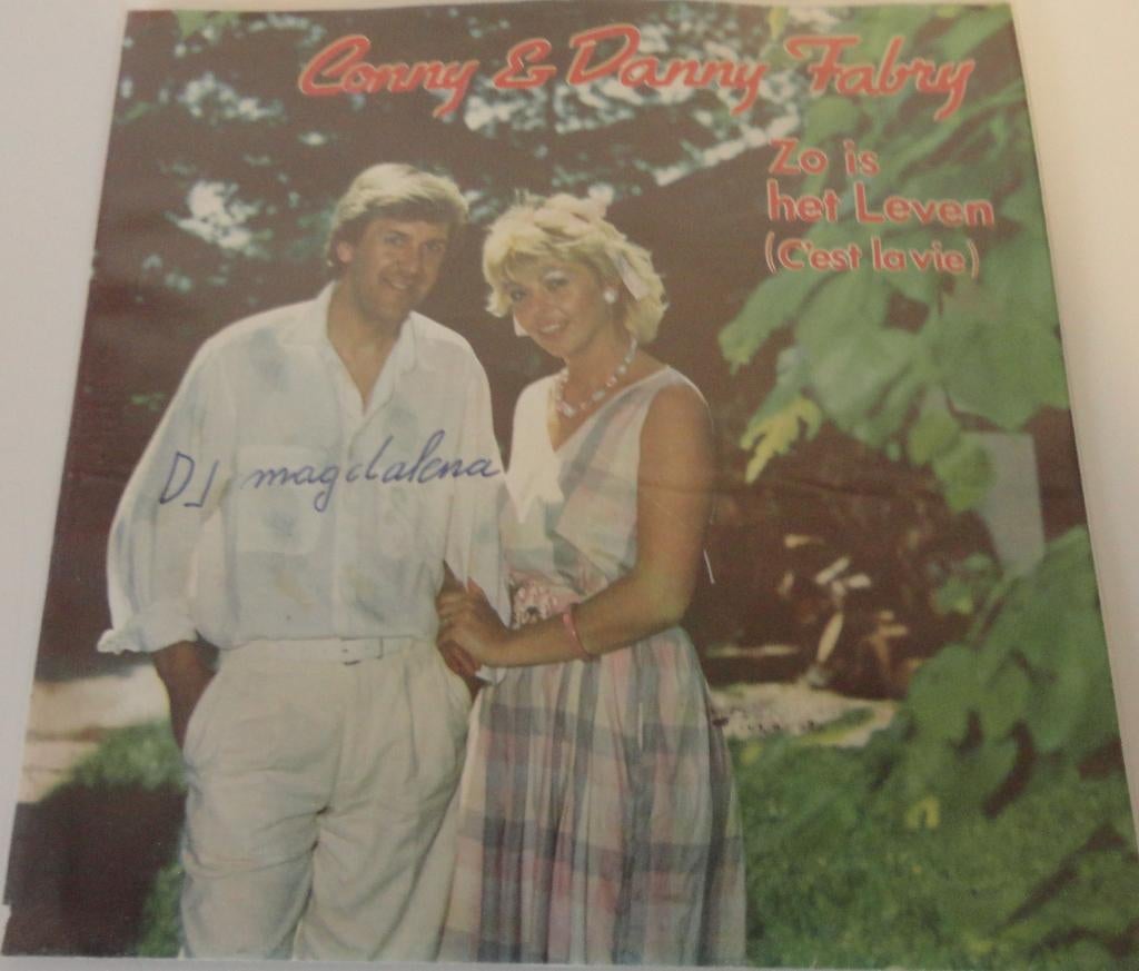 Conny & Danny Fabry > Zo is het leven, Gebruikt, 7 inch, Single, Ophalen of Verzenden