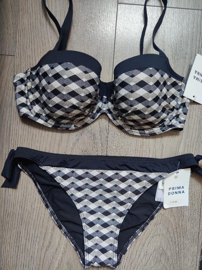 PRIMA DONNA NIEUWW BIKINI MAAT 36 CUP 70 D, Verzenden, Nieuw, Blauw, Bikini