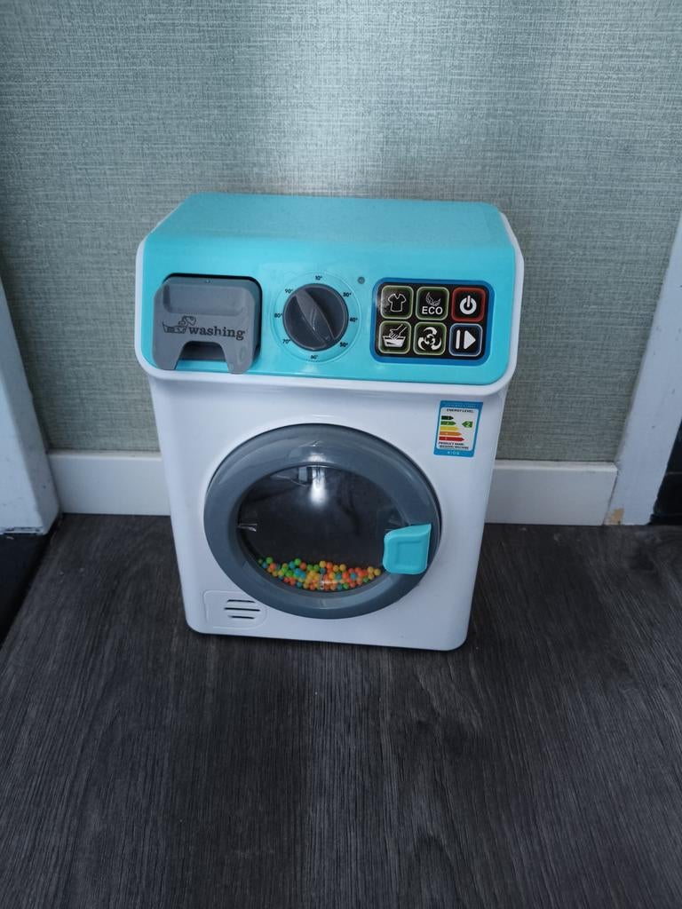 Leuke kinder wasmachine met licht en geluid, Ophalen of Verzenden, Zo goed als nieuw, Overige materialen, Speelkeuken-accessoire