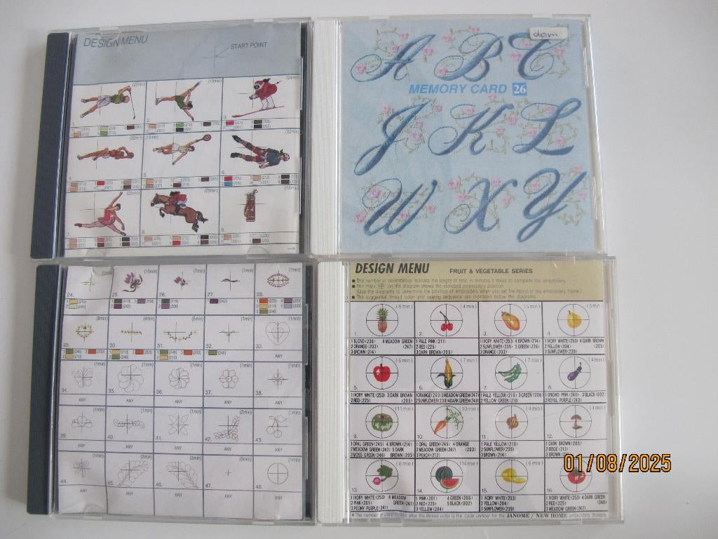Memory card voor naaimachine, borduren, Ophalen of Verzenden, Zo goed als nieuw