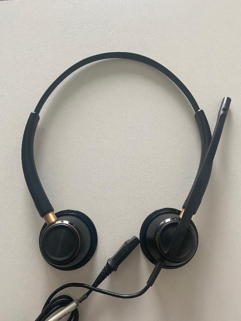 Plantronics EncorePro HW520 Duo Headset bekabeld, Ophalen, Gebruikt, Plantronics, On-ear
