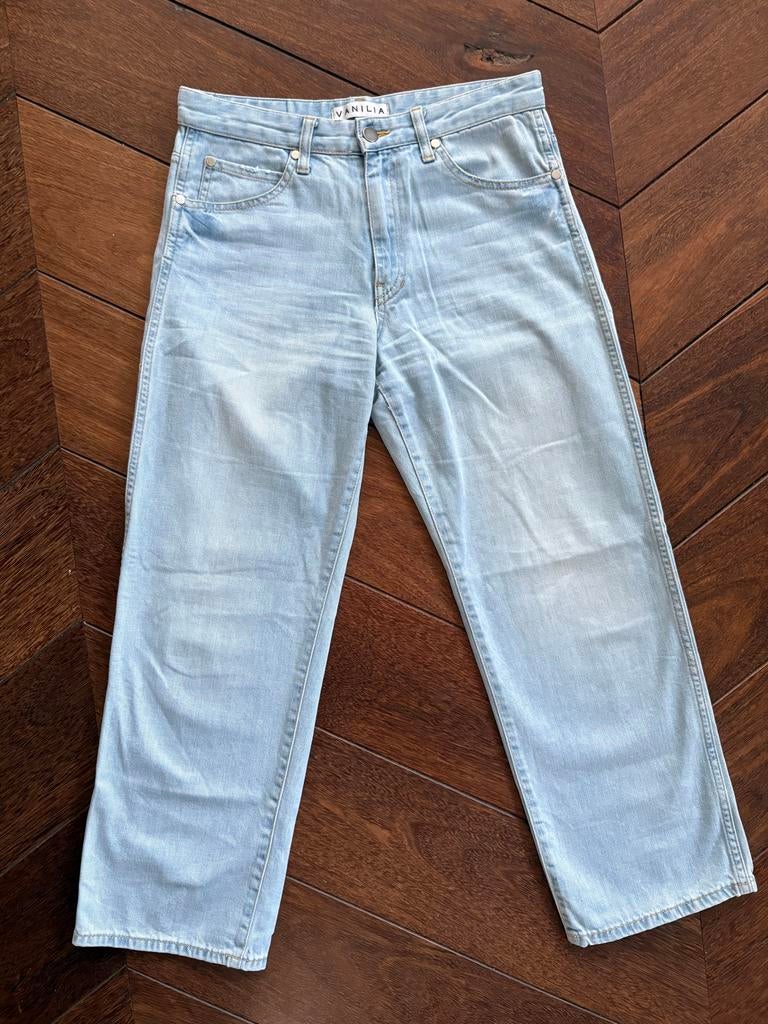 Vanilia Lichtblauwe Jeans - Maat 34 / S, Ophalen of Verzenden, Zo goed als nieuw, Blauw, W27 (confectie 34) of kleiner