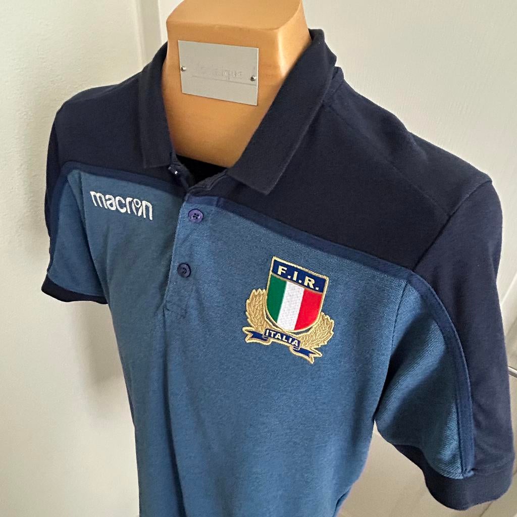 NIEUW ITALIA Macron Italië polo shirt Italiaans elftal xl, Ophalen of Verzenden, Zo goed als nieuw