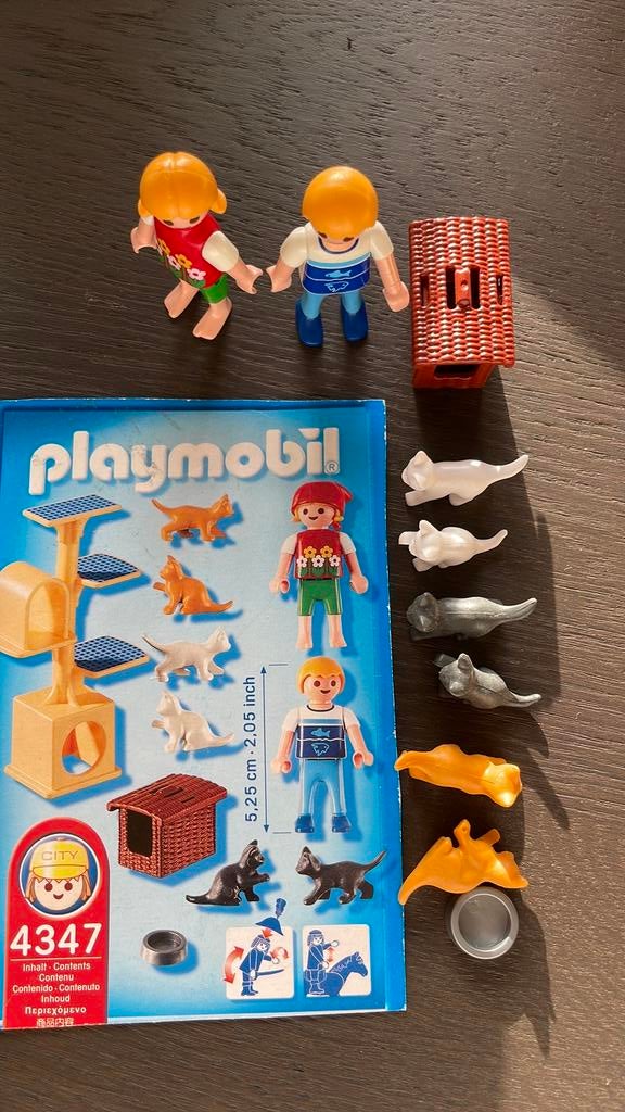Playmobil verschillende sets honden, katten en konijnen, Ophalen, Gebruikt, Los playmobil