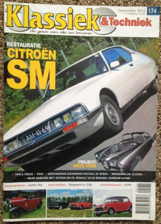 KT: Citroen SM, Facel Vega HK500, Borgward Isabella, Ophalen of Verzenden, Zo goed als nieuw, Algemeen