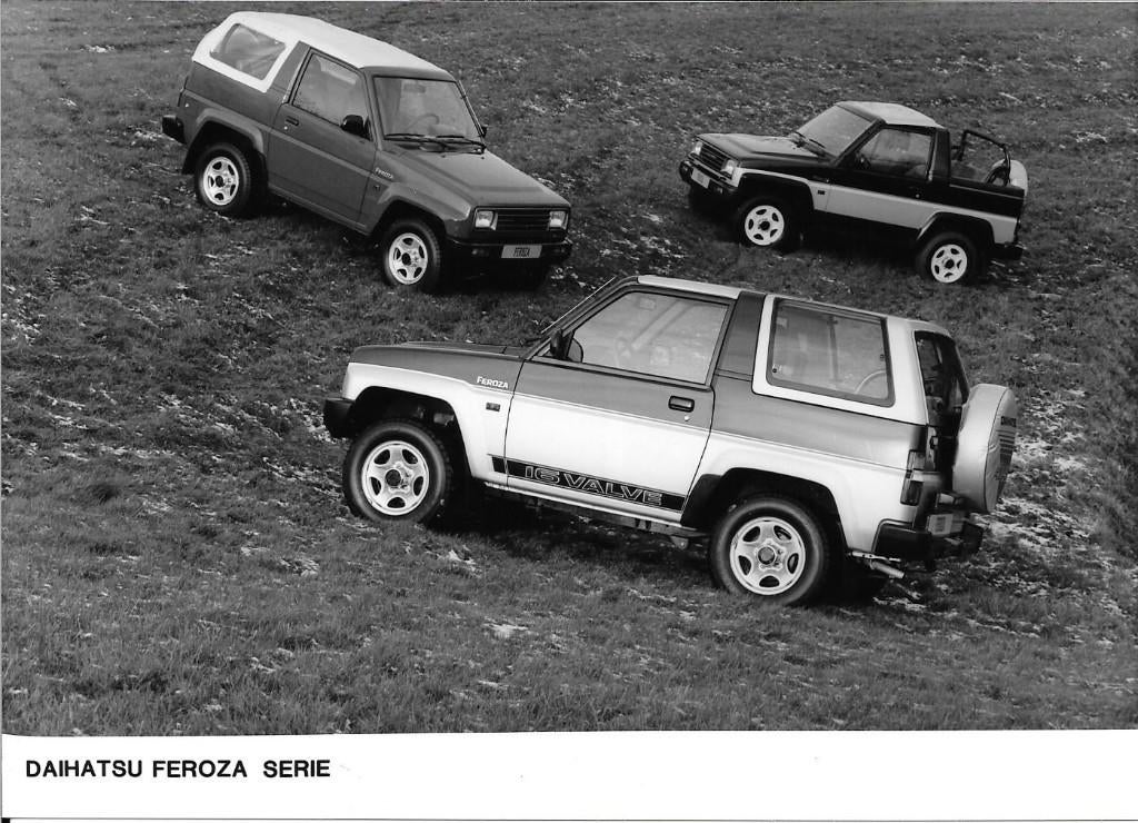 3 persfoto's Daihatsu Feroza, 1989, Ophalen of Verzenden, Nieuw, Overige merken
