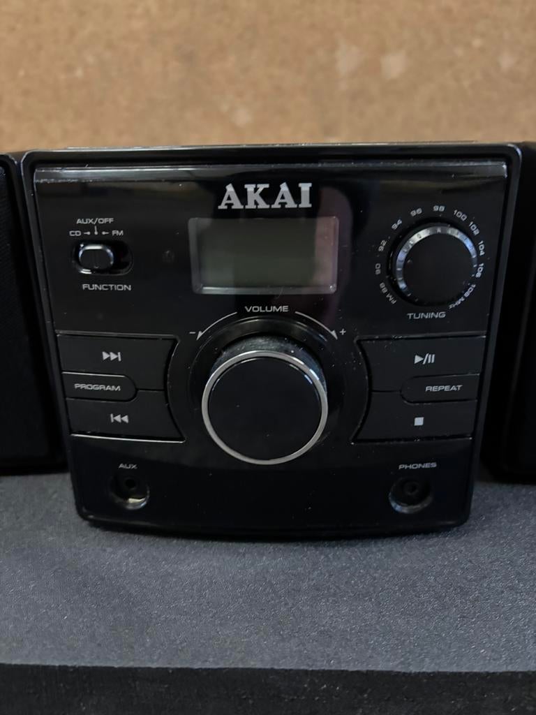 Mini stereo set Akai met cd speler, Audio, Tv en Foto, Stereo-sets, Ophalen of Verzenden, Zo goed als nieuw, Microset, Akai