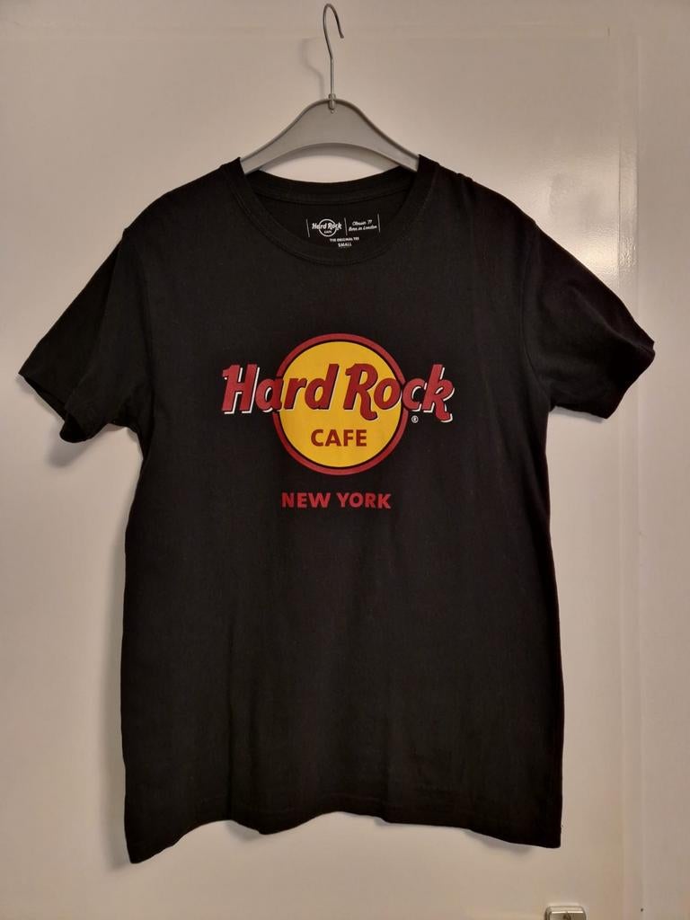 Origineel Hard Rock Cafe T-shirt uit New York - Maat S, Zwart, Ophalen of Verzenden, Korte mouw, Maat 36 (S)