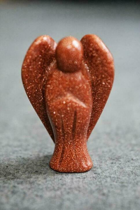 Goudsteen engeltje, Ophalen of Verzenden, Mineraal