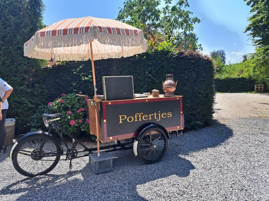 Poffertjeskraam huren poffertjes foodtruck te huur  locatie, Ophalen of Verzenden, Zo goed als nieuw
