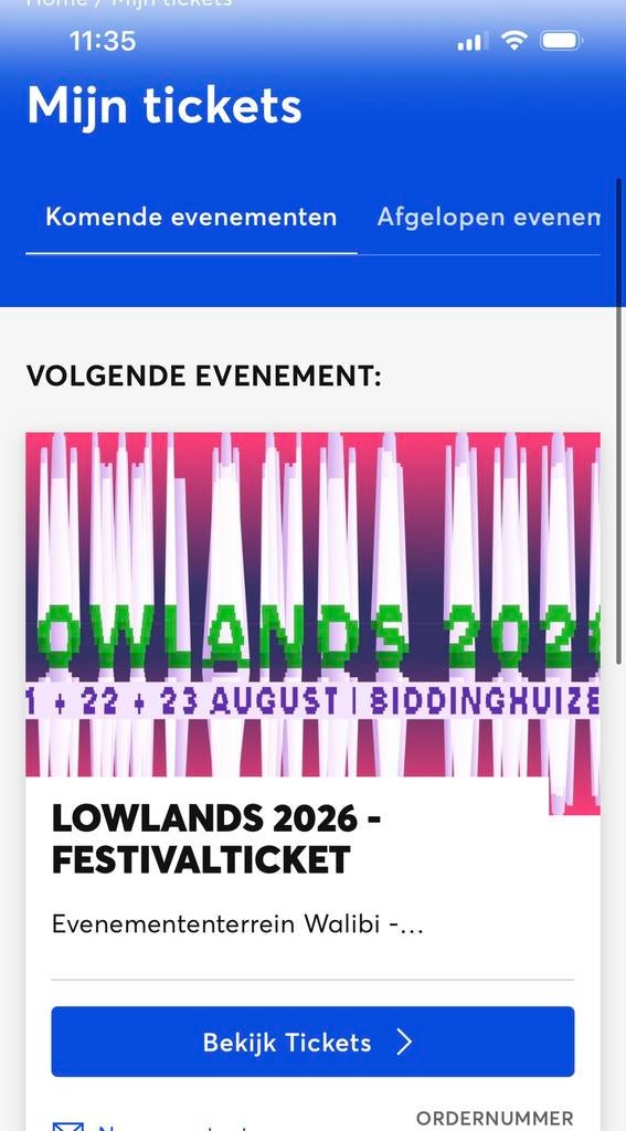 2 Lowlands kaartjes, Tickets en Kaartjes, Twee personen