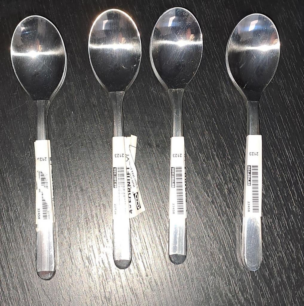 IKEA FORNUFT Lepels - Nieuw in verpakking. 16 stuks, Ophalen, Nieuw, Rvs of Chroom, Vaatwasserbestendig