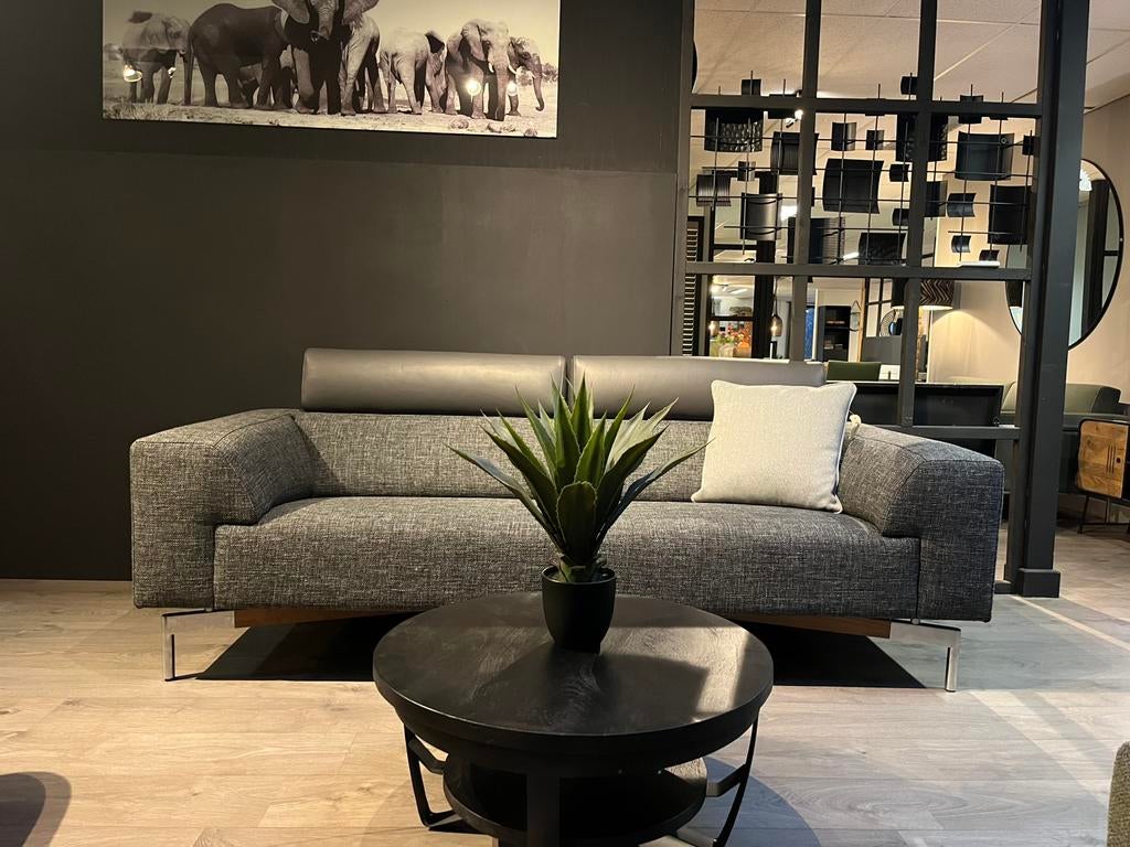 Leolux Howlo ploegstof Mida, Verzenden, Driepersoons, 75 tot 100 cm, Zo goed als nieuw