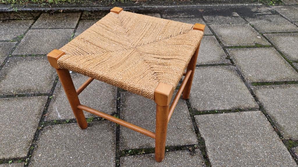 vintage krukje van hout en touw, Ophalen, Huis en Inrichting