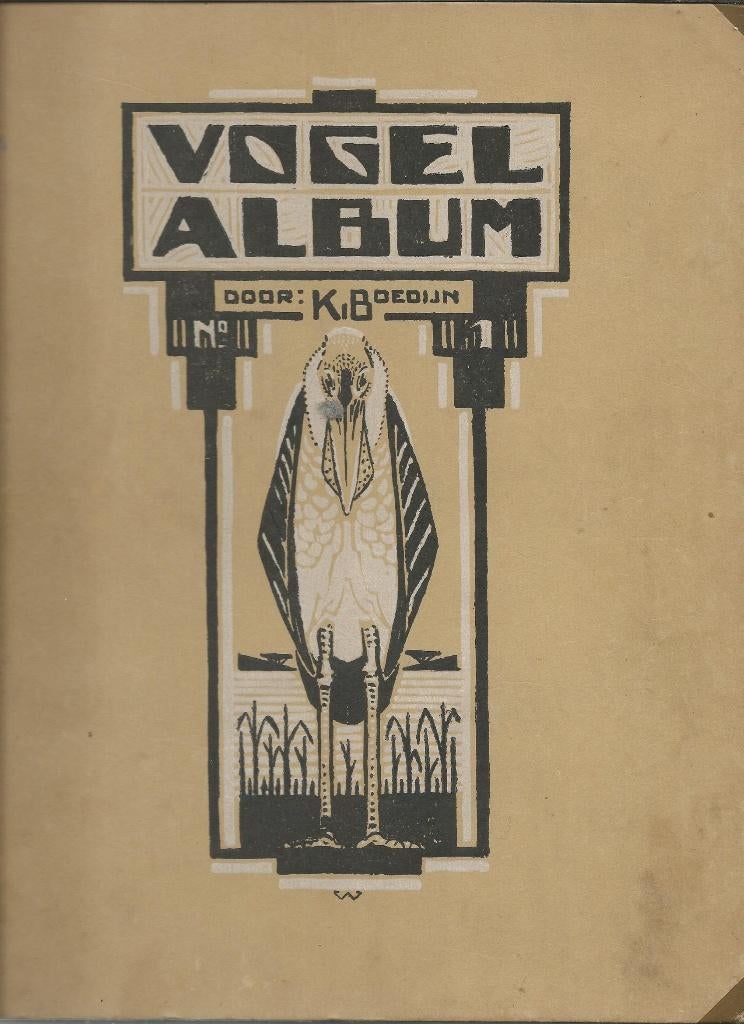 Plaatjesalbum/Vogelalbum deel 1  van  Klaverblad, Haarlem., Ophalen of Verzenden, Gelezen, K. Boedijn, Plaatjesalbum