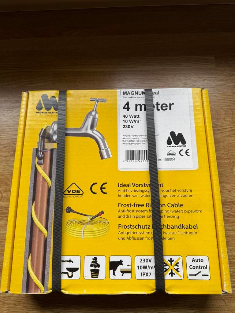 4m vorstvrijlint of verwarmingslint, Ophalen of Verzenden, Nieuw