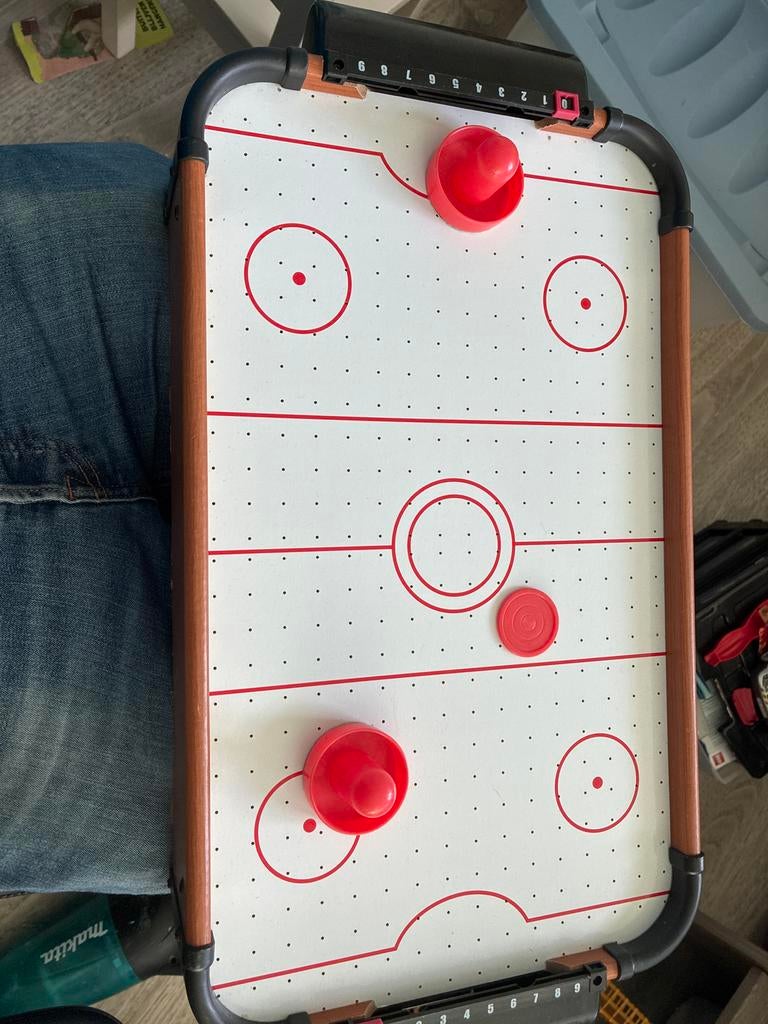 Mini Air Hockey Tafel - Plezier voor Jong en Oud!, Kinderen en Baby's, Speelgoed | Voetbaltafels, Ophalen of Verzenden, Gebruikt