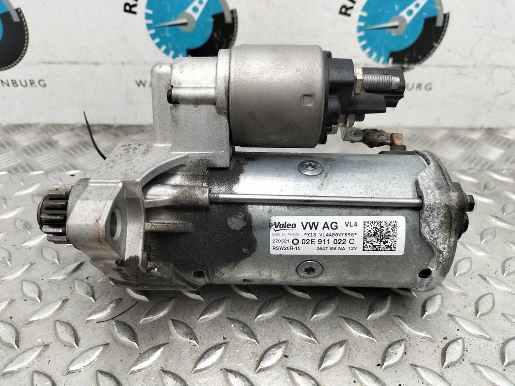 VOLKSWAGEN GOLF 2.0 TDI GTD  STARTMOTOR 02E911022C 2021, Ophalen of Verzenden, Gebruikt, Stiba lid