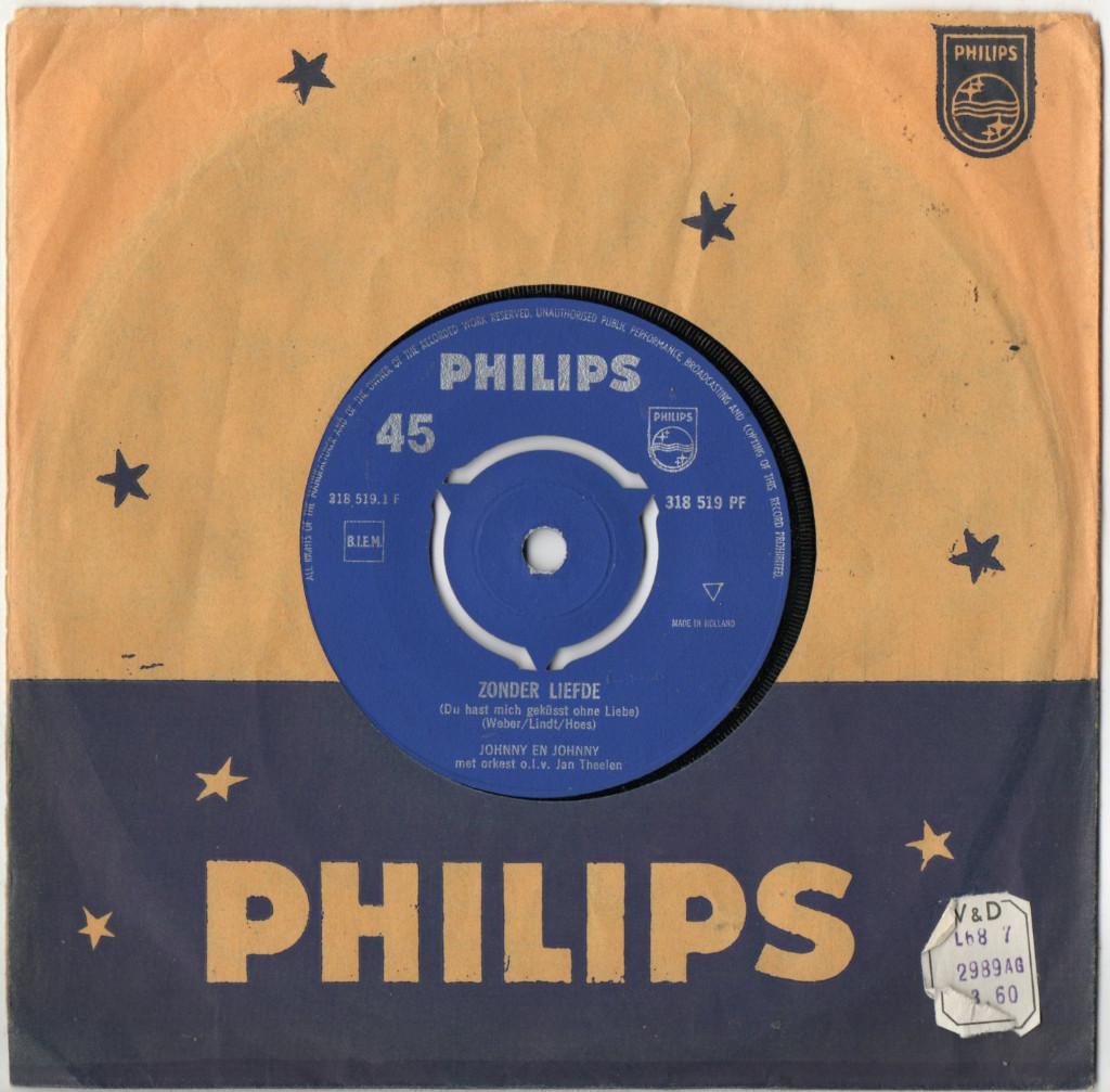 Johnny En Johnny ‎– Zonder Liefde, Ophalen of Verzenden, Gebruikt, Overige formaten, Levenslied of Smartlap