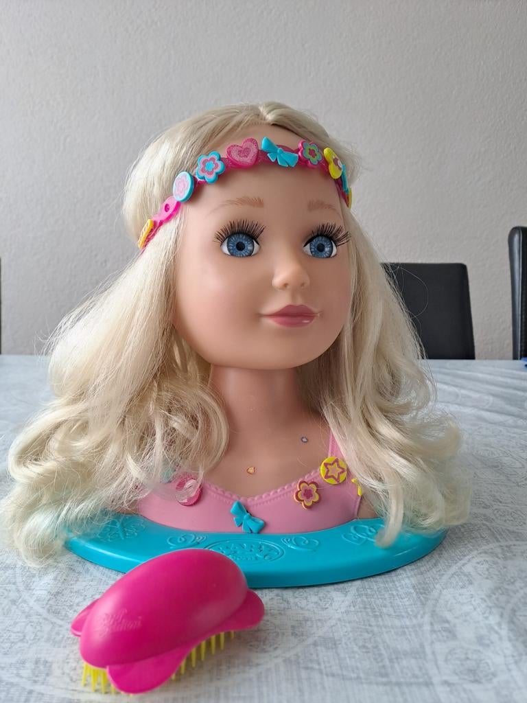 Babyborn haar en make up pop, Ophalen, Zo goed als nieuw, Babypop