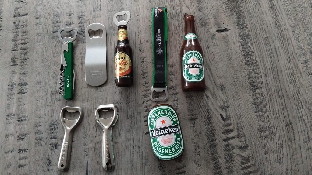 Openers Heineken en Amstel, Verzamelen, Biermerken, Ophalen of Verzenden