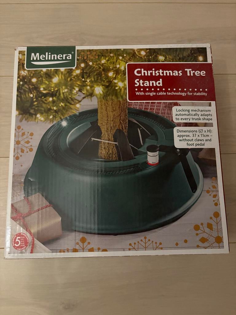 Melinera Kerstboomstandaard - Nieuw!, Ophalen, Nieuw
