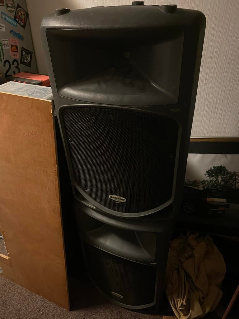 Samson DB500 Speaker - Krachtige Geluidsweergave, Overige merken, Gebruikt, Ophalen of Verzenden, 120 watt of meer