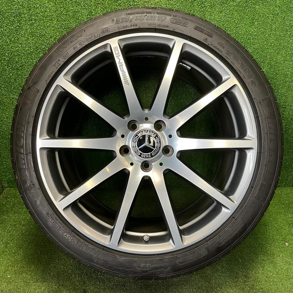 Originele 19 inch Mercedes AMG velgen banden E-klasse W213, 19 inch, Banden en Velgen, Ophalen of Verzenden, Personenwagen