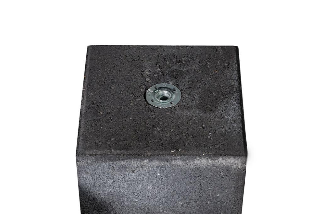 Betonpoer | Antraciet | Stelplaat | 15x15cm | 20x20cm, Tuin en Terras, Verzenden, Nieuw, Overige typen