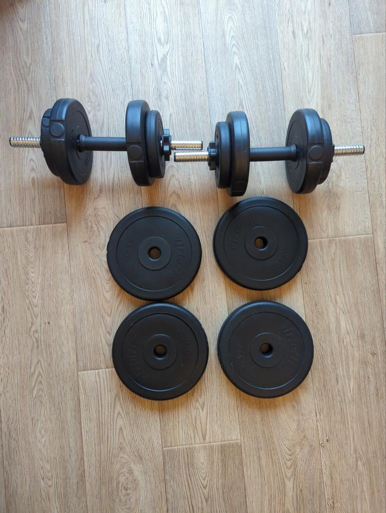 VirtuFit Dumbbell Set - 28 kg, Ophalen, Zo goed als nieuw, Dumbbell