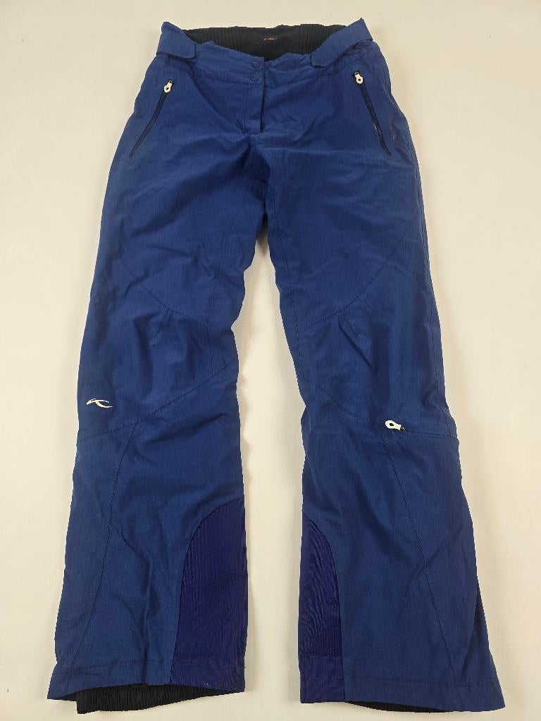 Kjus skibroek formula pants blauw Dames L, Ophalen of Verzenden, Gedragen, Maat 48/50 (M), Broek