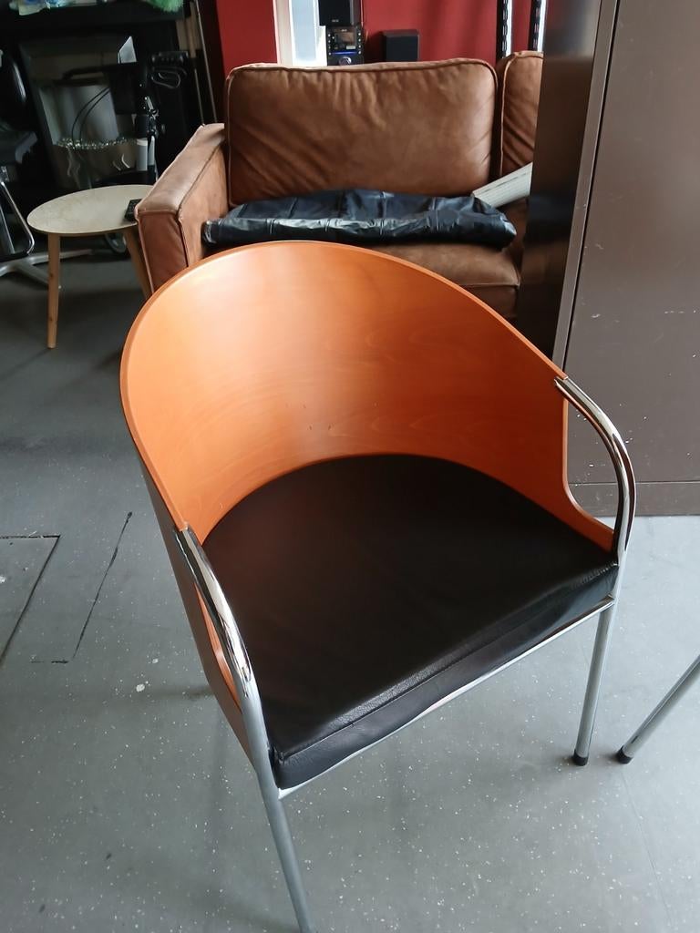 2 design stoelen Calligaris Italiaans design, Ophalen, Info@tommysmit.nl, Gebruikt, Twee