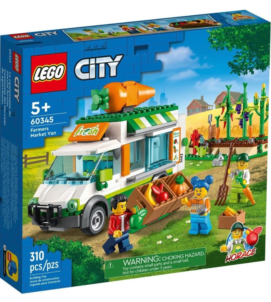 LEGO 60345 CITY - Boerenmarkt wagen (sealed), Kinderen en Baby's, Speelgoed | Duplo en Lego, Nieuw, Lego, Complete set, Ophalen of Verzenden