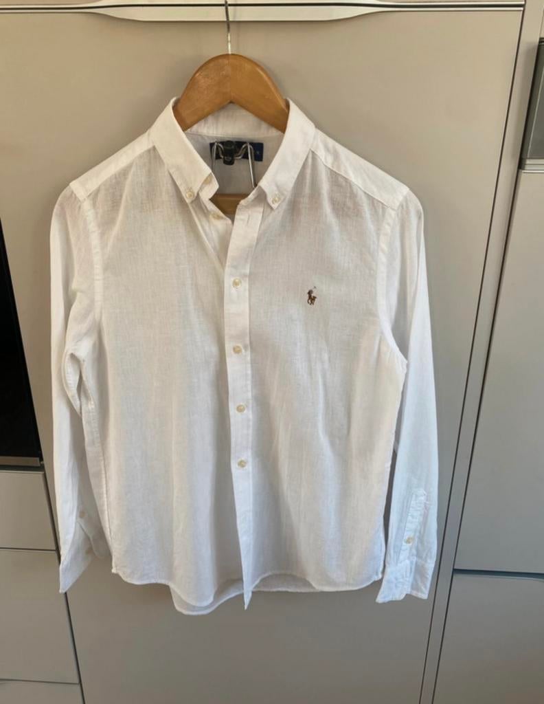 Ralph Lauren Witte Blouse, Verzenden, Wit, Zo goed als nieuw, Ralph Lauren