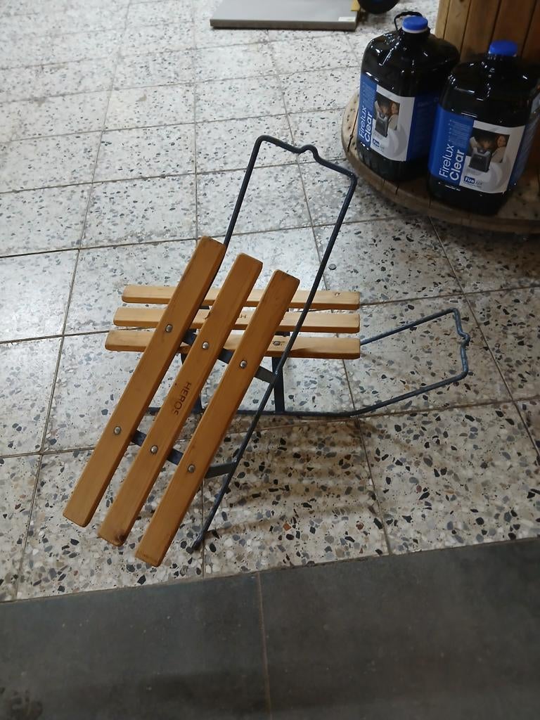 Houten Slede Heros 60 cm - NIEUW, Ophalen, Nieuw, Hout