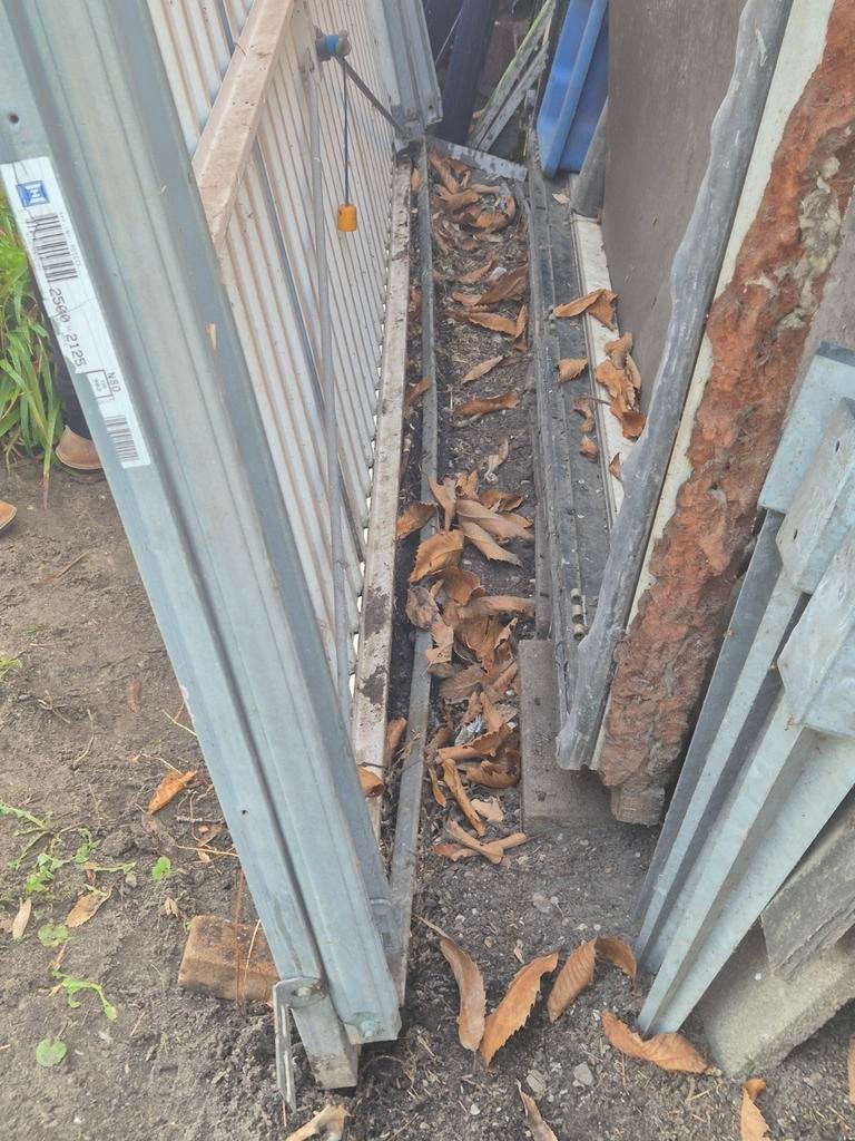 Garagedeur - Gebruikt, Doe-het-zelf en Verbouw, Ophalen, Gebruikt, IJzer