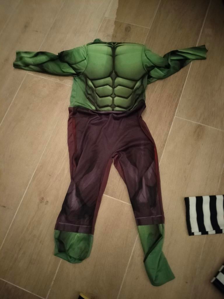 Hulk pak, Ninjago pak, boeven pak, Kinderen en Baby's, Ophalen of Verzenden, Zo goed als nieuw, 122 t/m 128, Jongen of Meisje