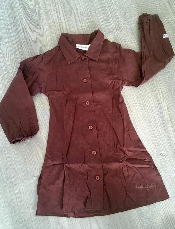 BARBARA FARBER Lieve bordeaux rode lange blouse , mt 92, Meisje, Overhemd of Blouse, Ophalen of Verzenden, Zo goed als nieuw