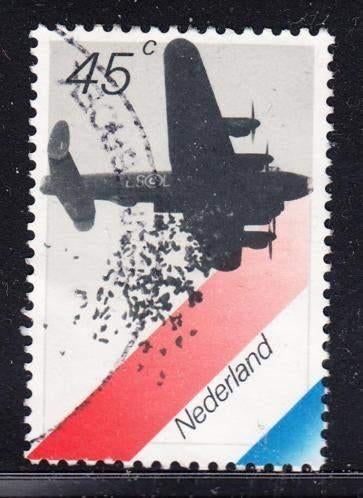 2461 - Nederland nvph 1198 gestempeld  voedseldropping WW II, Postzegels en Munten, Postzegels | Nederland, Gestempeld, Na 1940
