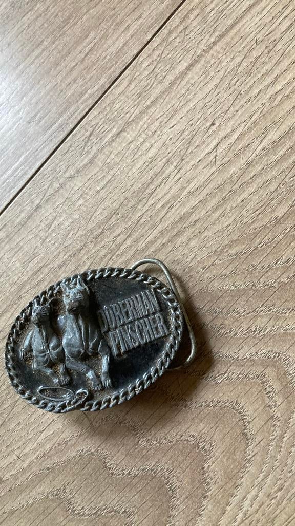 Riemgesp. Met doberman, Ophalen of Verzenden, Zo goed als nieuw