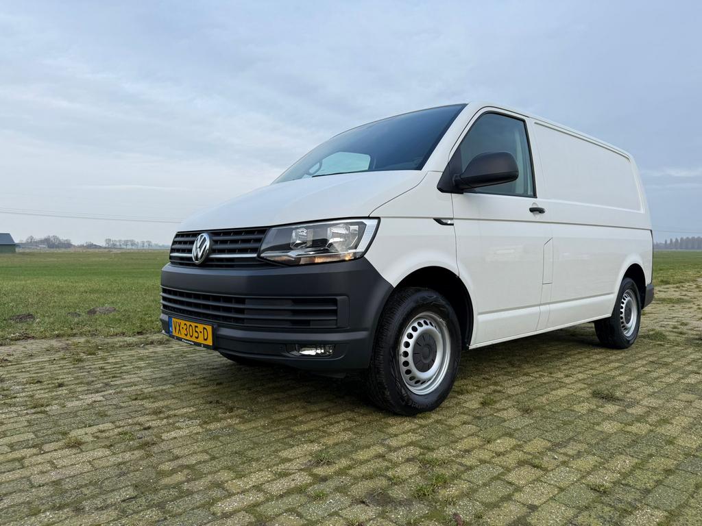 Volkswagen Transporter 2.0 D 75KW 2016, Auto's, Bestelauto's, Zwart, 4 cilinders, Volkswagen, Wit