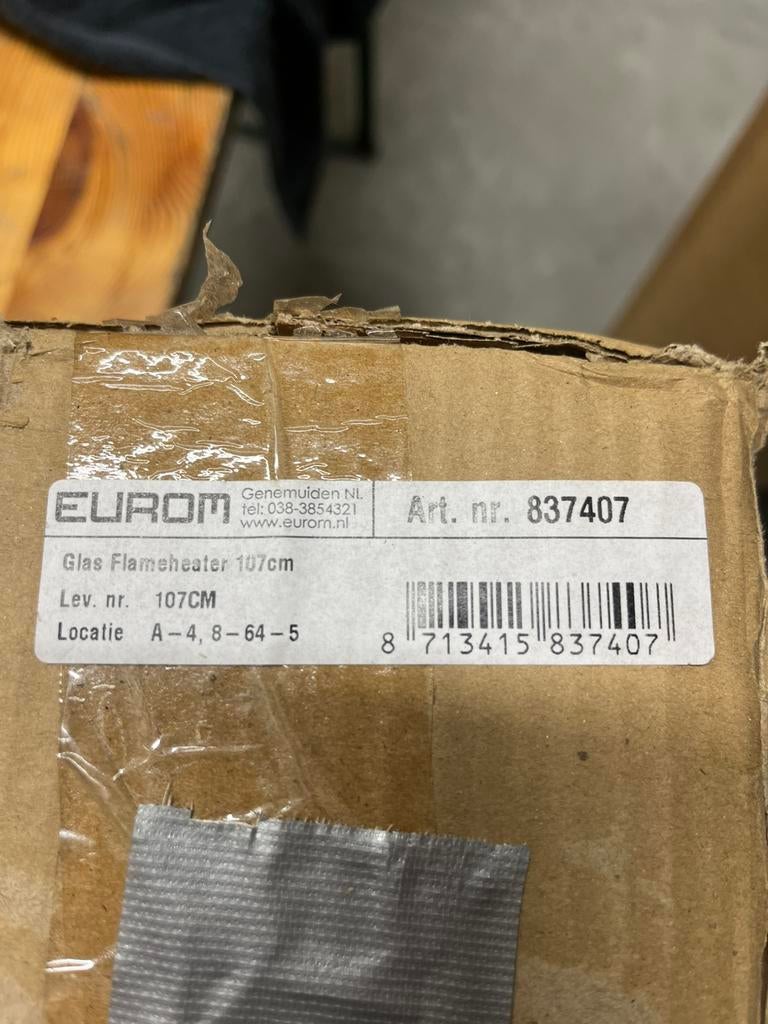 Glasbuis eurom heater, Tuin en Terras, Terrasverwarmers, Ophalen of Verzenden, Nieuw