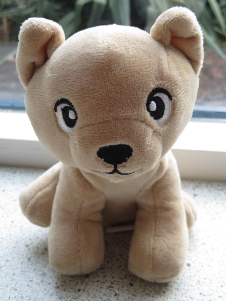 Leeuw leeuwtje welp merk Clevercare meet ca 18 cm, Ophalen of Verzenden, Zo goed als nieuw, Overige typen