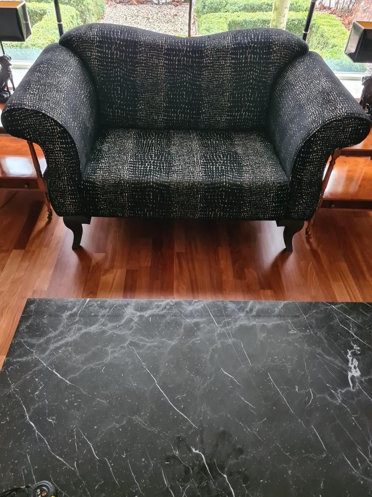 Engelse,landelijke 2 zits bank animal/dierlijke print, Gebruikt, 150 tot 200 cm, Tweepersoons, 75 tot 100 cm