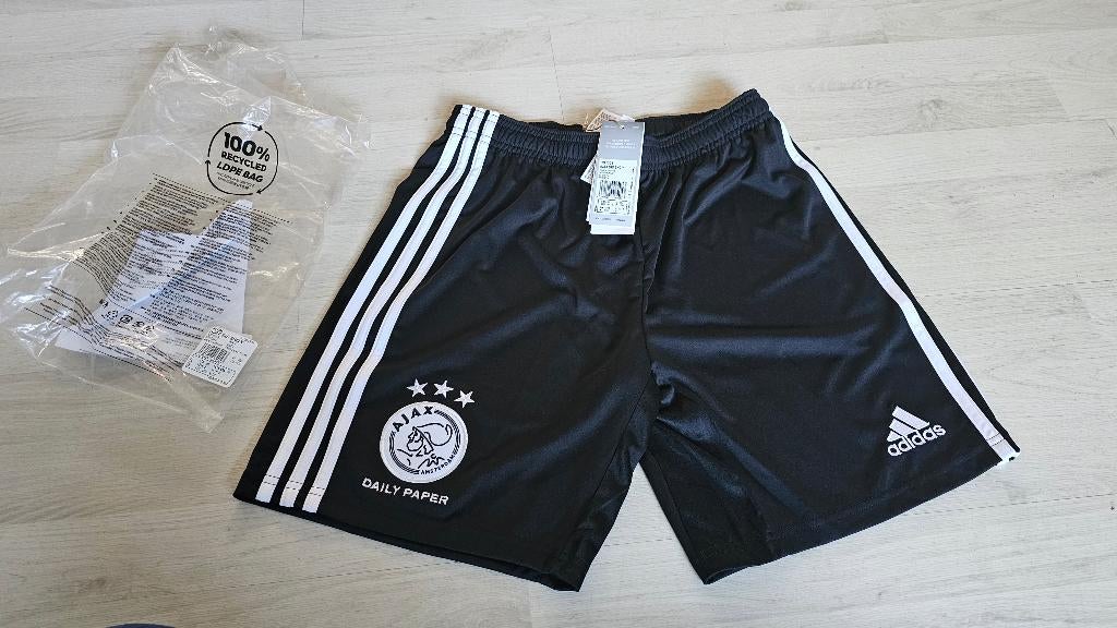 Ajax UIT 3e Short! Seizoen 22/23! Daily Paper! Mt 176/S!, Blauw, Nieuw, Ophalen of Verzenden, Voetbal