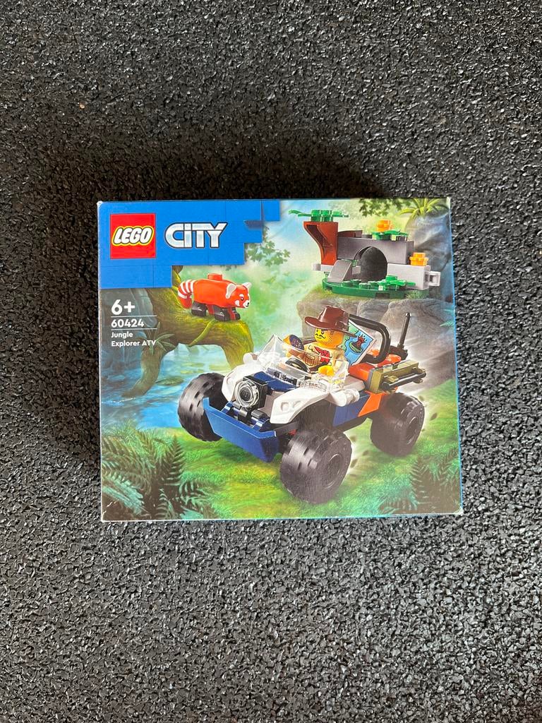 Lego City Jungle Explorer ATV 60424, Kinderen en Baby's, Speelgoed | Duplo en Lego, Nieuw, Lego, Complete set, Ophalen of Verzenden
