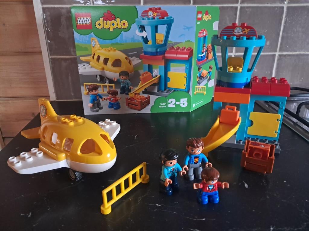 Duplo Vliegveld 10871, Ophalen of Verzenden, Zo goed als nieuw, Handmatig, Overige merken