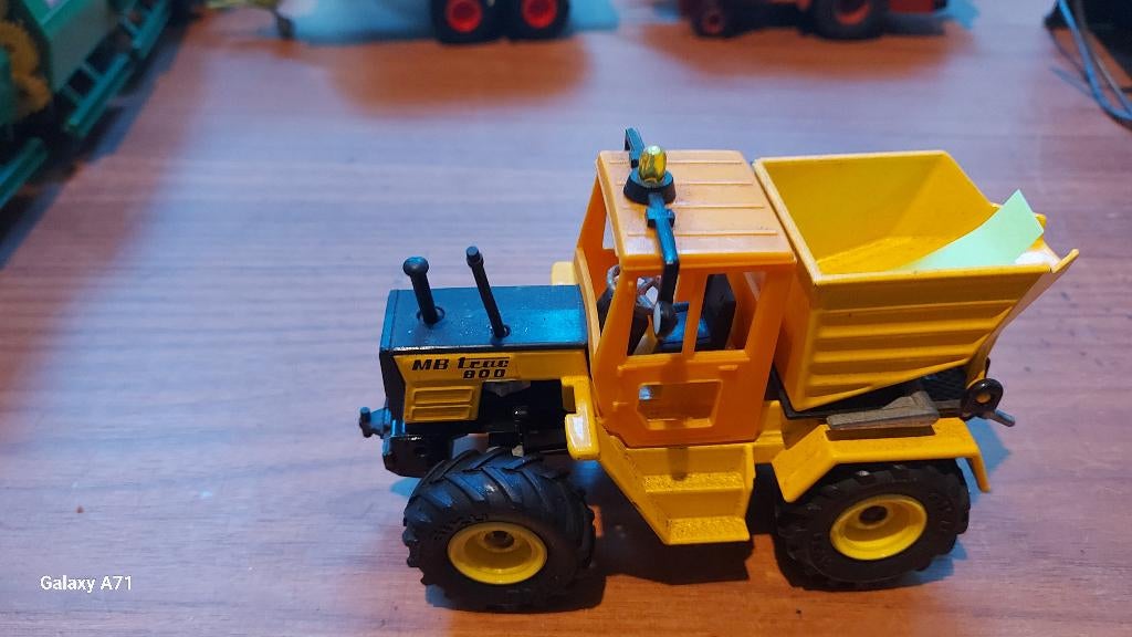 Siku 2951 MB trac 800 - geel, Ophalen of Verzenden, Zo goed als nieuw, Tractor of Landbouw, SIKU